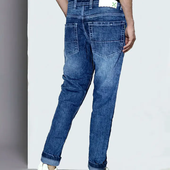 OfWHTE Men Slim Mid Rise Blue Jeans - Master