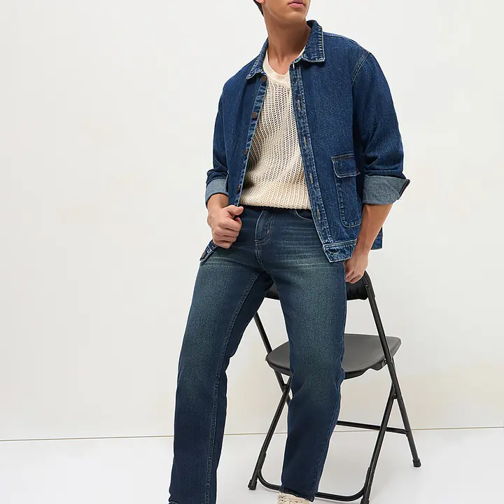 Urbano Fashion Men Regular Mid Rise Blue Jeans - Master