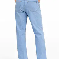 HOC Men Straight Fit Mid Rise Light Blue Jeans - Master