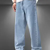 markview Men Boot-Leg Mid Rise Light Blue Jeans - Master