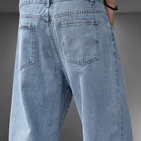 markview Men Boot-Leg Mid Rise Light Blue Jeans - Master