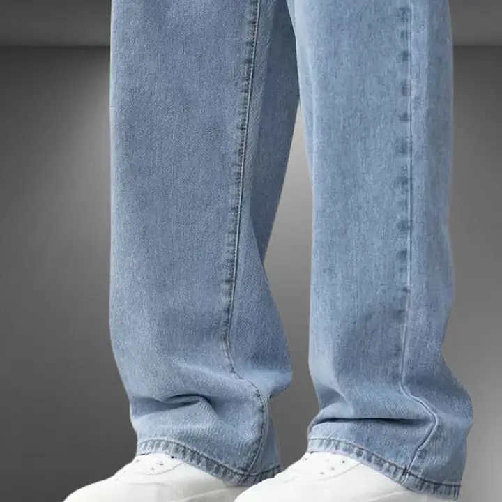 markview Men Boot-Leg Mid Rise Light Blue Jeans - Master