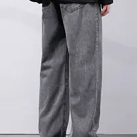 Star4well Men Relaxed Fit Mid Rise Grey Jeans - Master