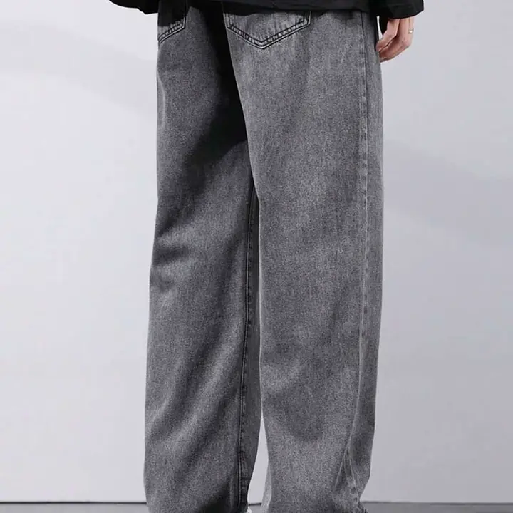 Star4well Men Relaxed Fit Mid Rise Grey Jeans - Master