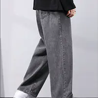 Star4well Men Relaxed Fit Mid Rise Grey Jeans - Master